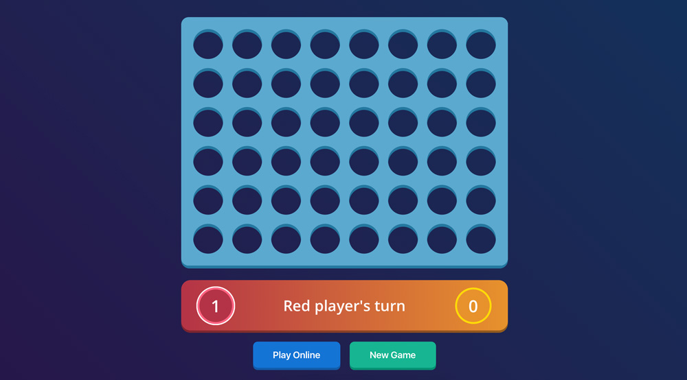 Image of the Connect Four game