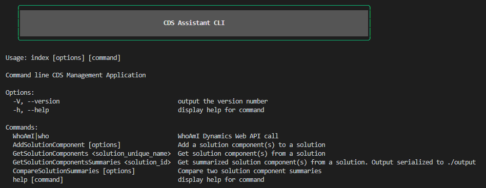 CDS Assistant CLI