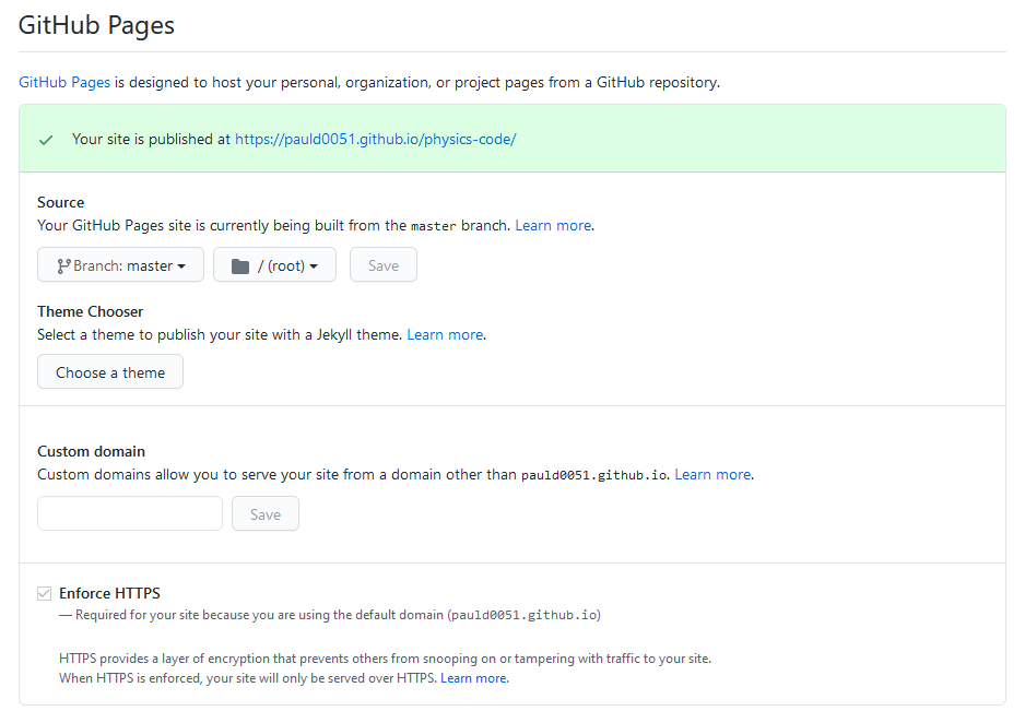 Deployment to Github Pages