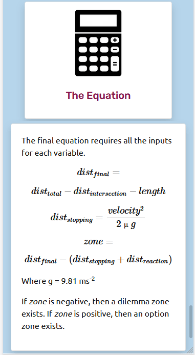 Physics Code mobile equations