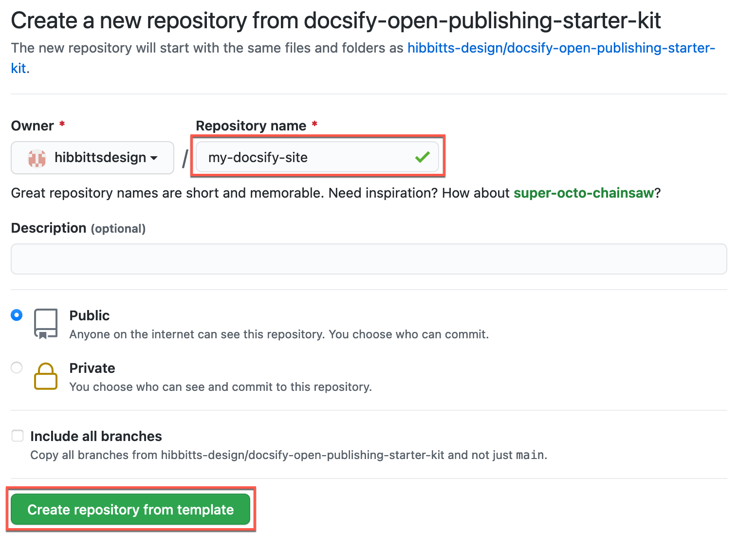  Docsify Open Publishing Starter Kit - Install Page 2