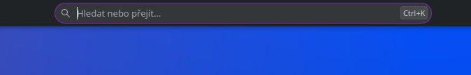 Search Bar: dark theme
