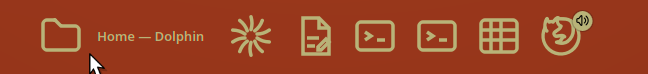 Taskbar: accent colour