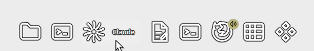 Taskbar: light background