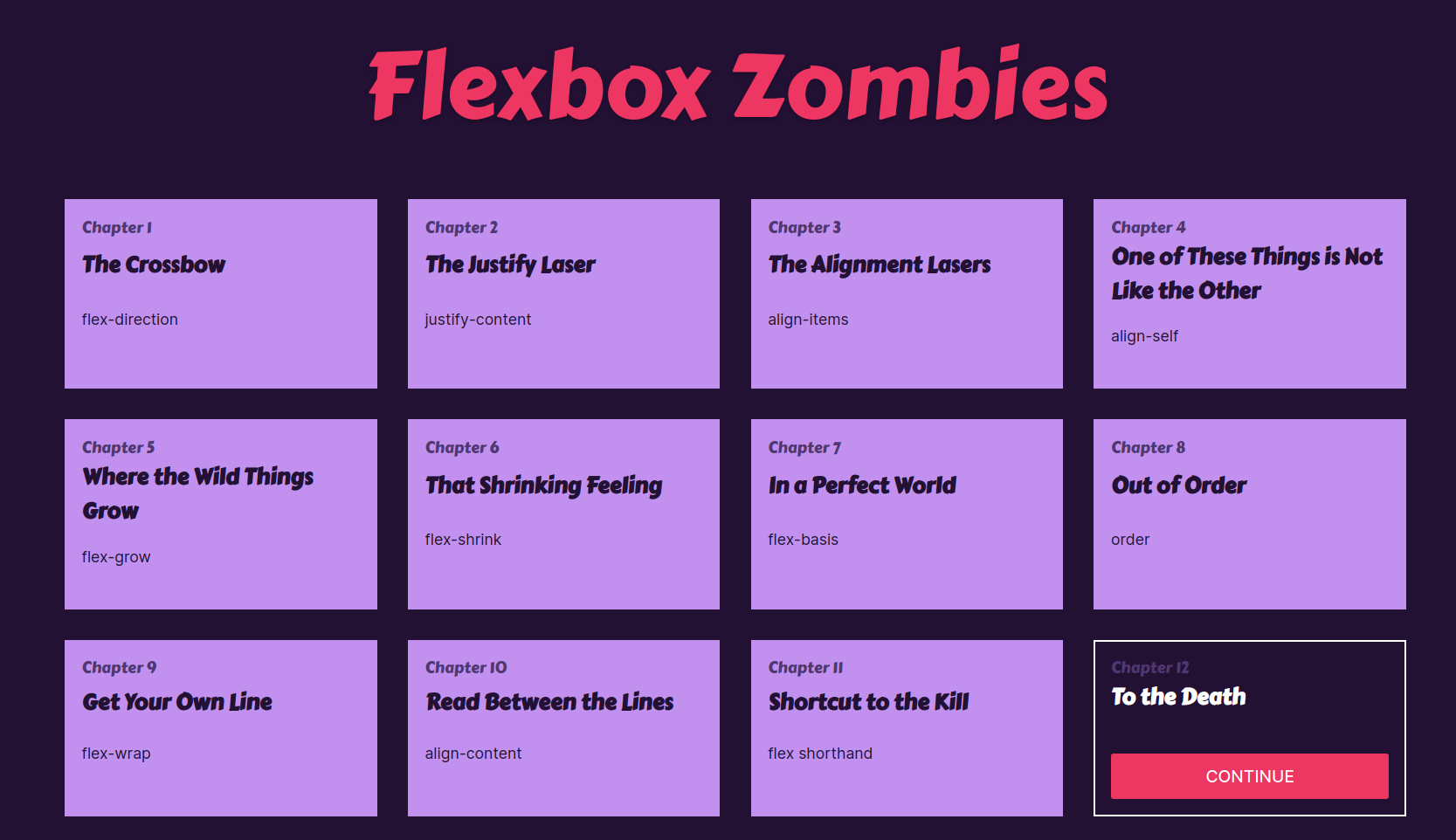 Flexbox Zombies