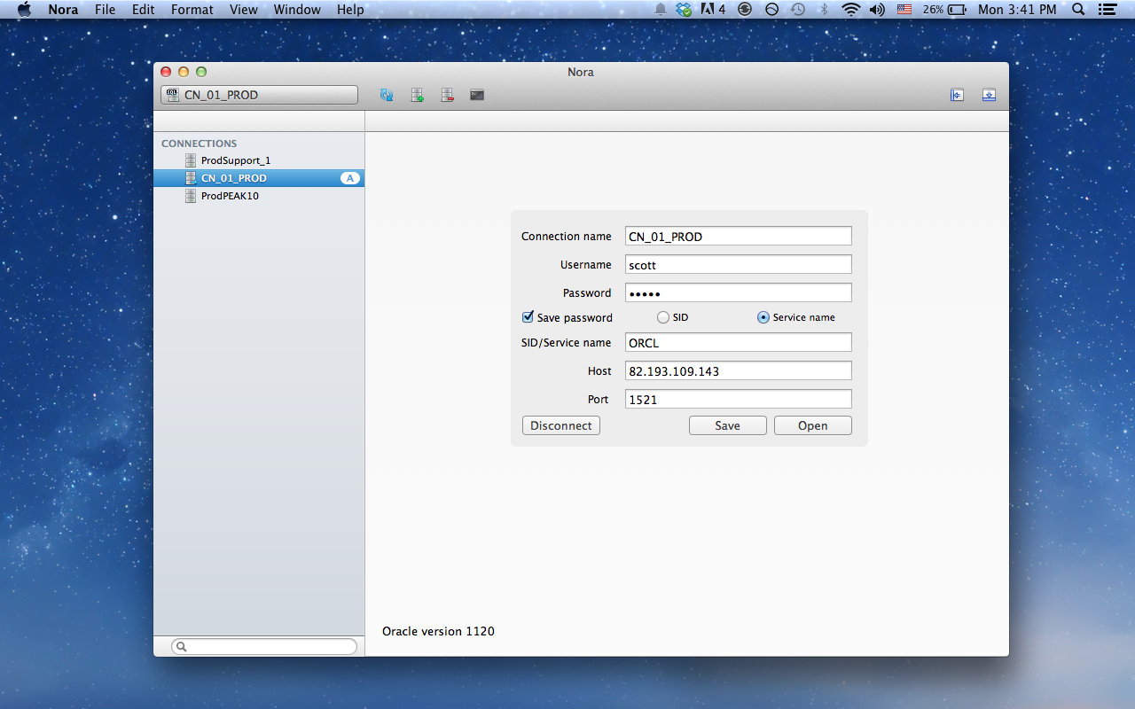 oracle client for mac