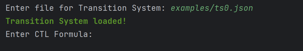 Loading a transition system from a file