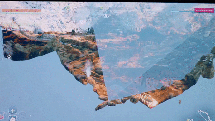 Zero dawn showing frustum culling