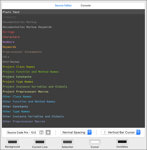 Touchwonders Xcode Theme