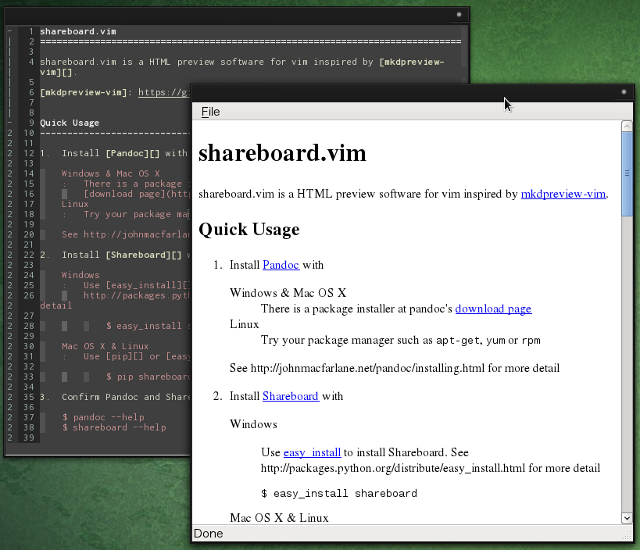 shareboard.vim screenshot