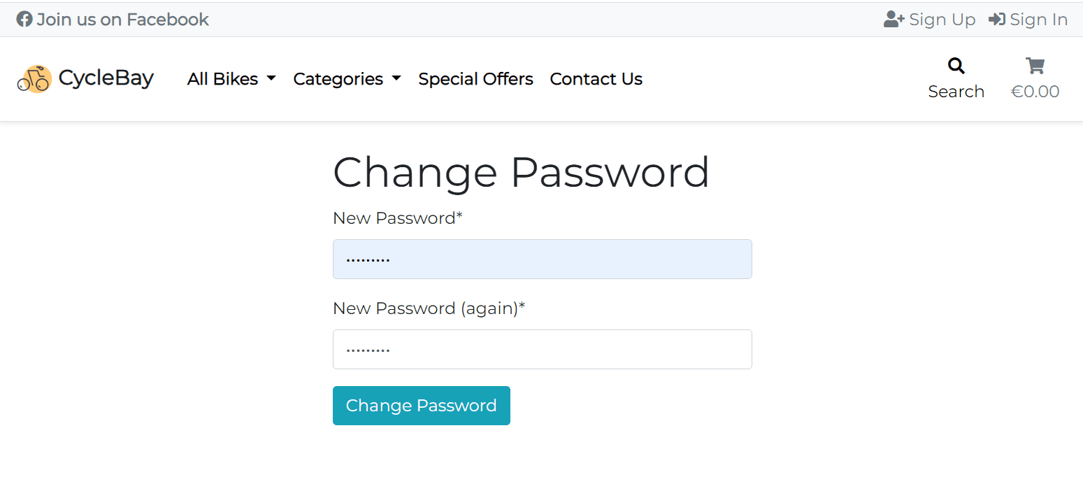 change password