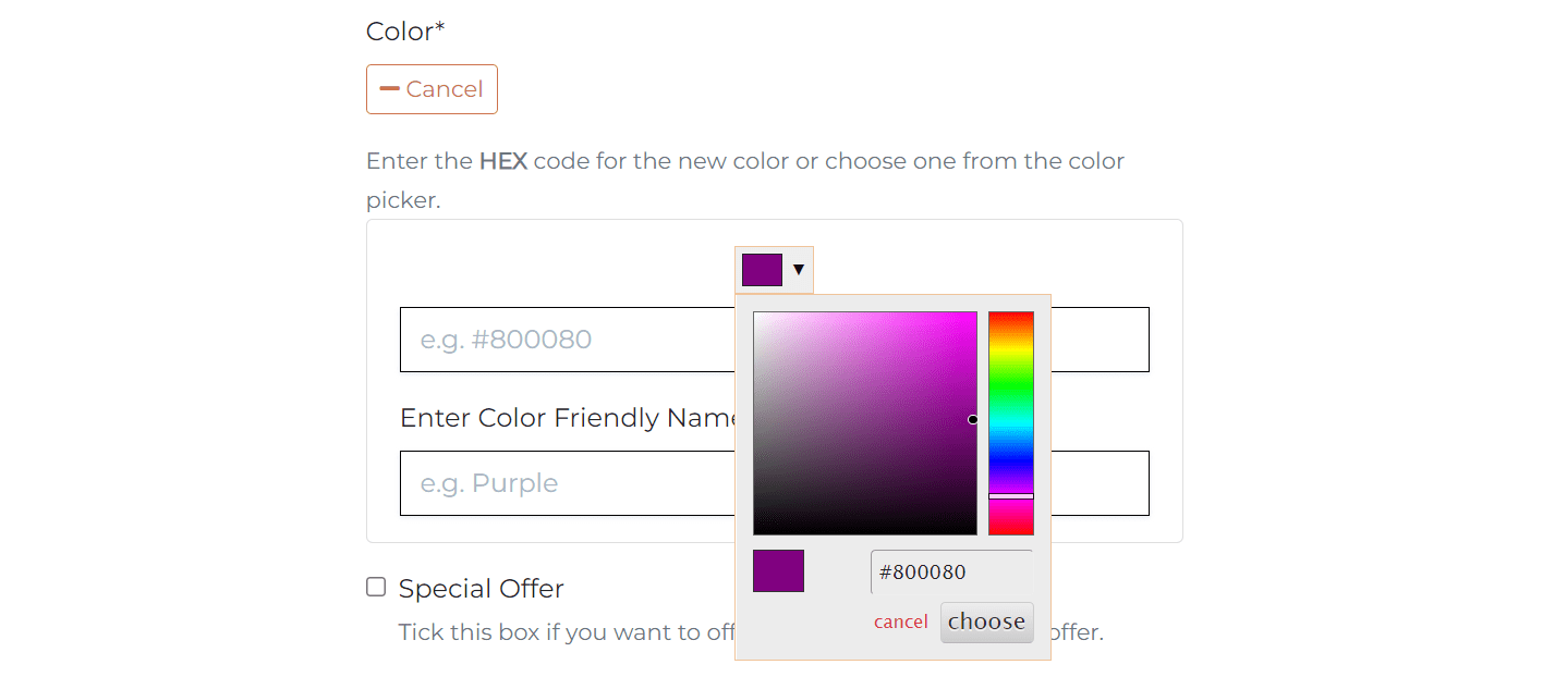 color picker