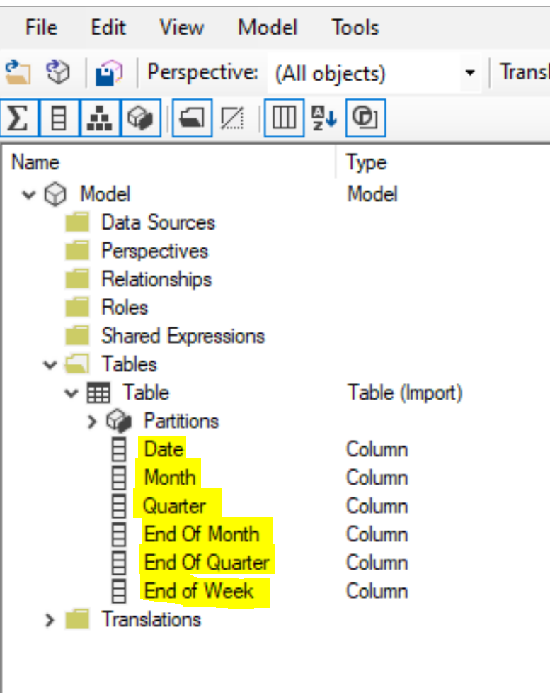 Adding Prefix To Selected Columns In Power BI Using Tabular Editor 