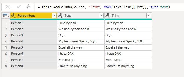 Extracting Matching Words Using A Pre Defined List In Power Query M 