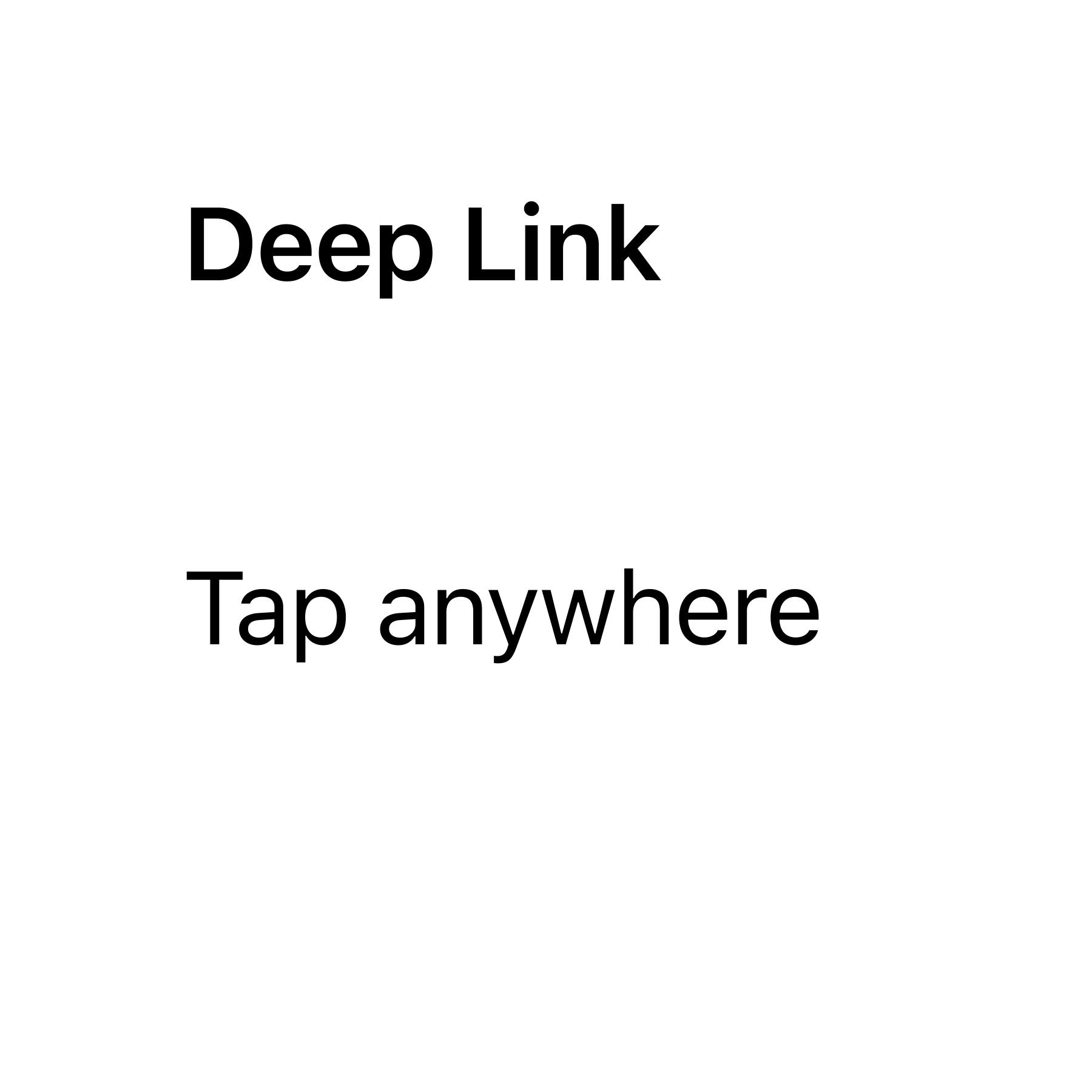 Deep Link Widget