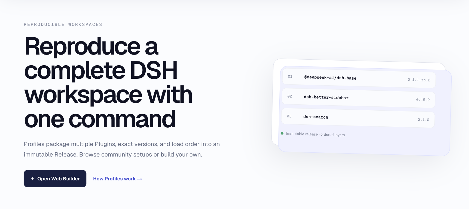 Profiles on dshpluginhub.ai