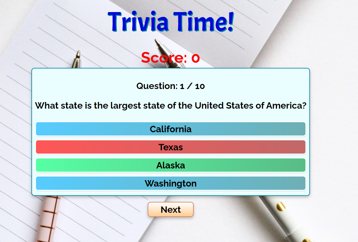 GitHub - pazjenni04/quiz-app_react-ts: Put your trivia knowledge to the ...