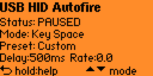 Main screen (v0.7)