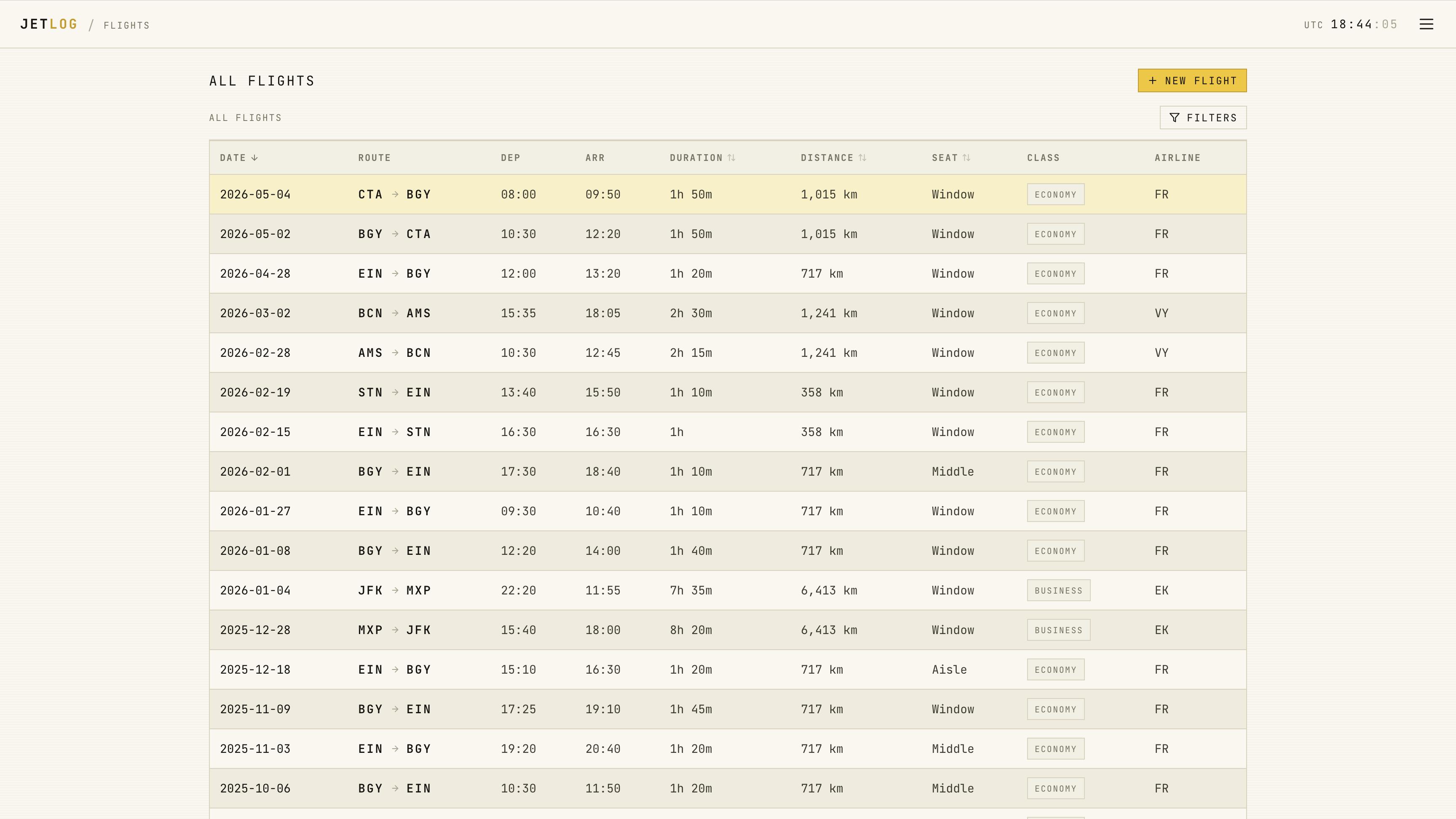 all flights preview