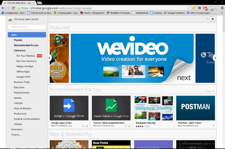 Publish apps, extensions, and themes in Chrome Web Store.