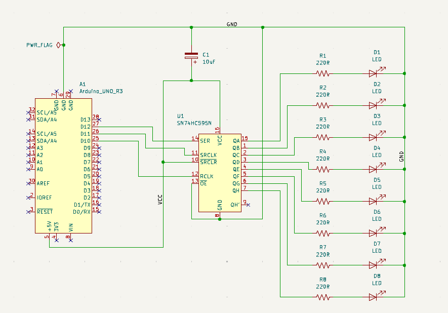 8-led output, from the project README