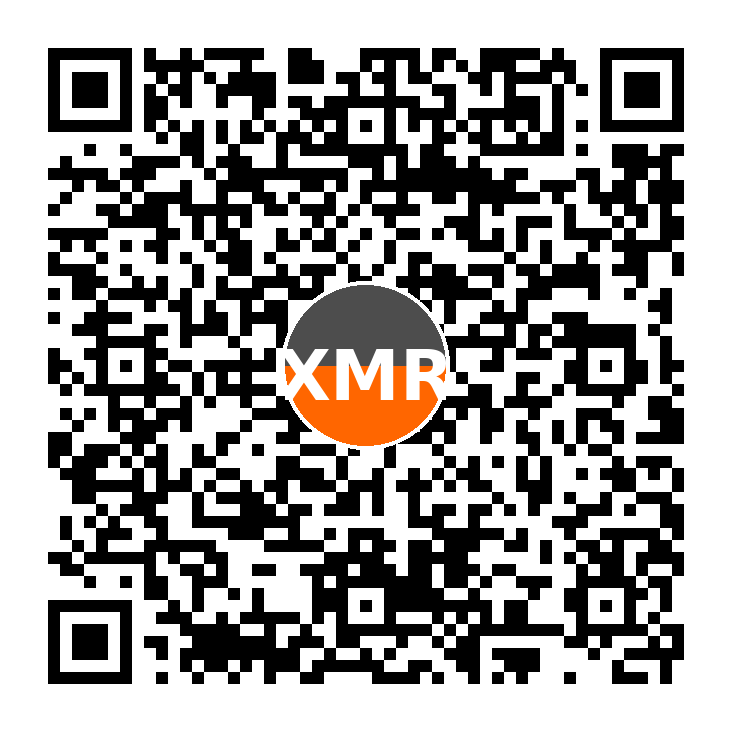 Monero donation QR code