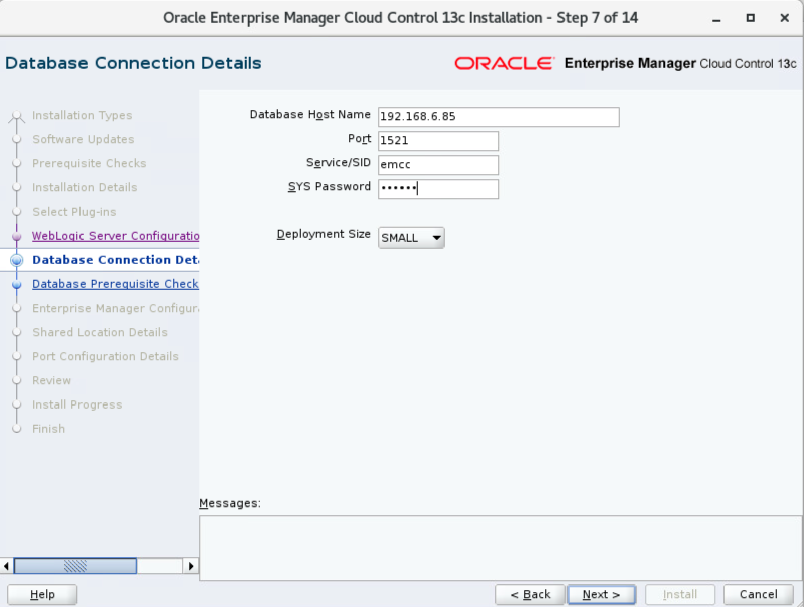 数据库连接配置
