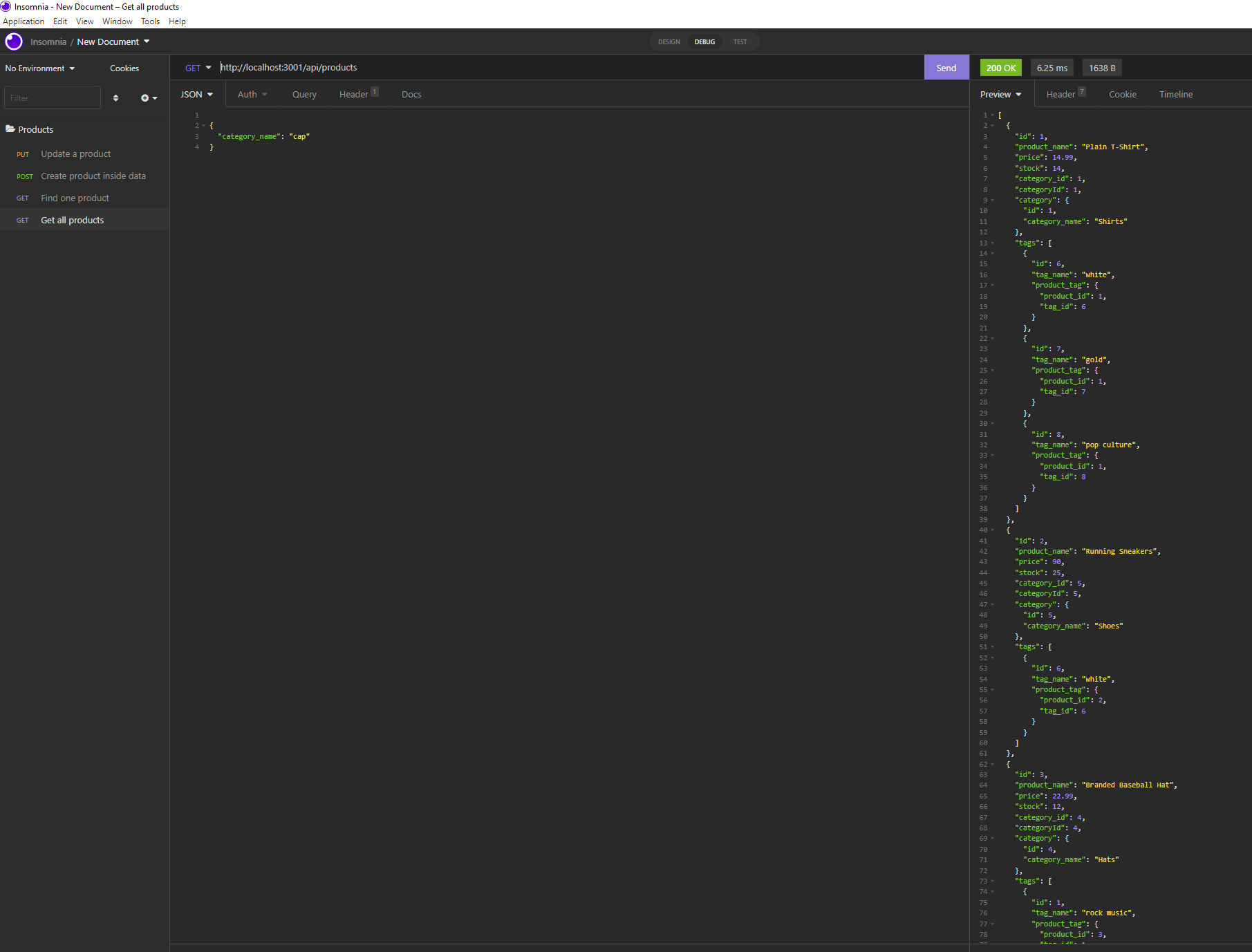 GitHub - pcchase617/E-Commerce: A backend E-commerce program that is ...