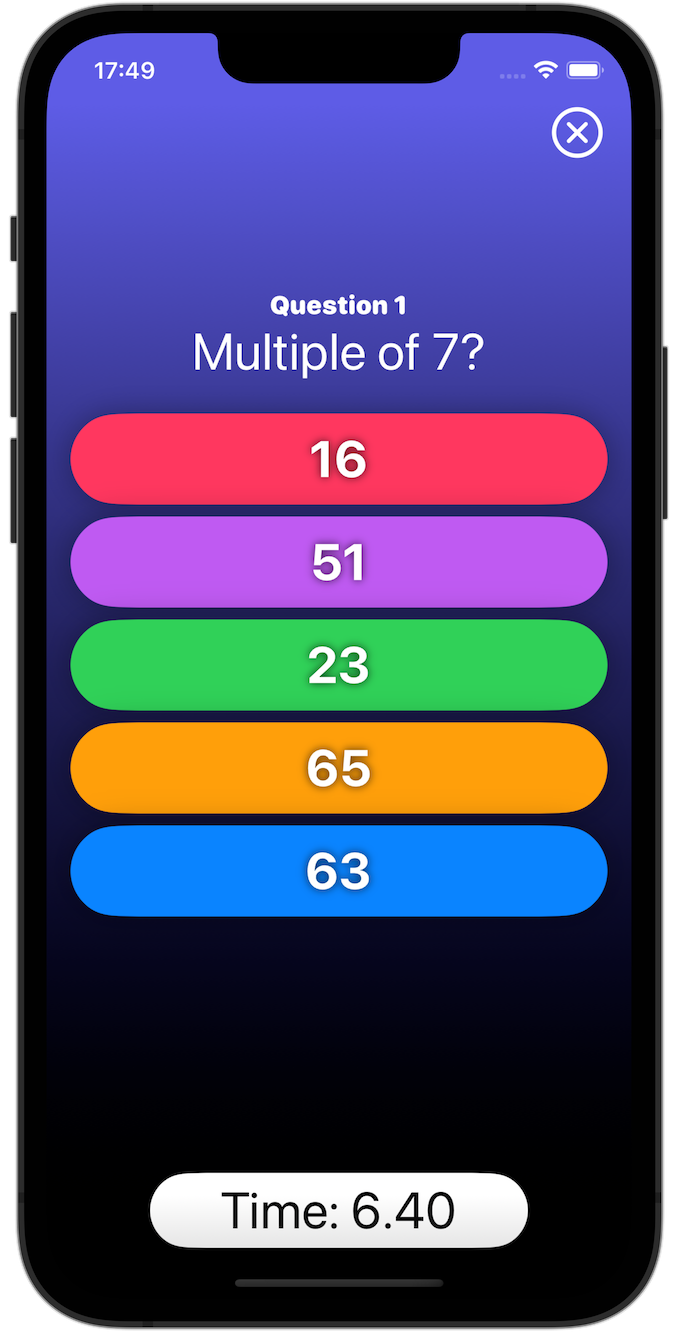 Which number is a multiple of C?