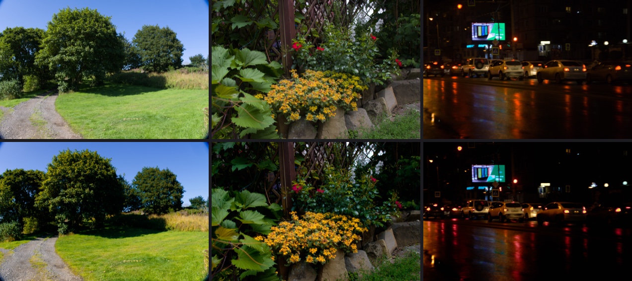 Ektachrome E100: the original above, the look below