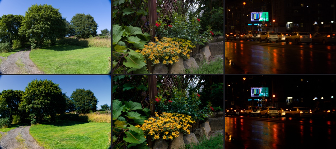 Provia 100F: the original above, the look below