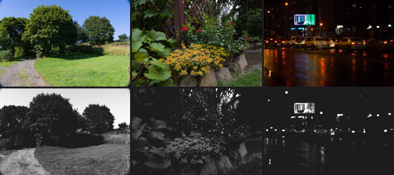 Tri-X 400 · Pushed to 1600: the original above, the look below