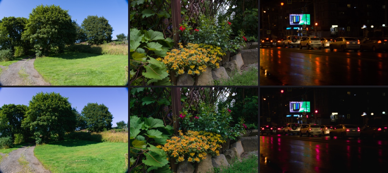 UltraMax 400: the original above, the look below