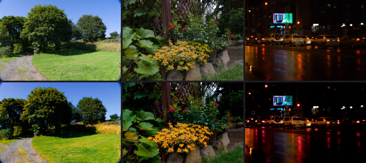 Velvia 50: the original above, the look below