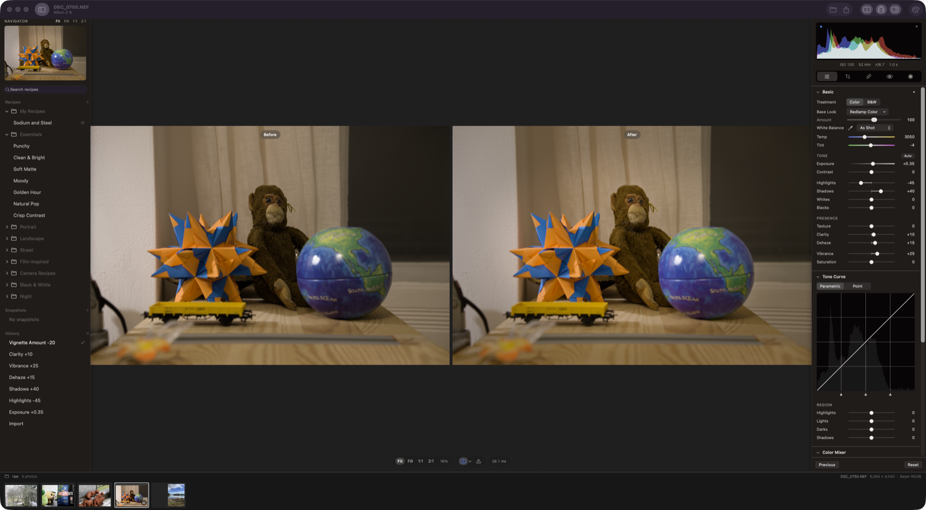 Before and after