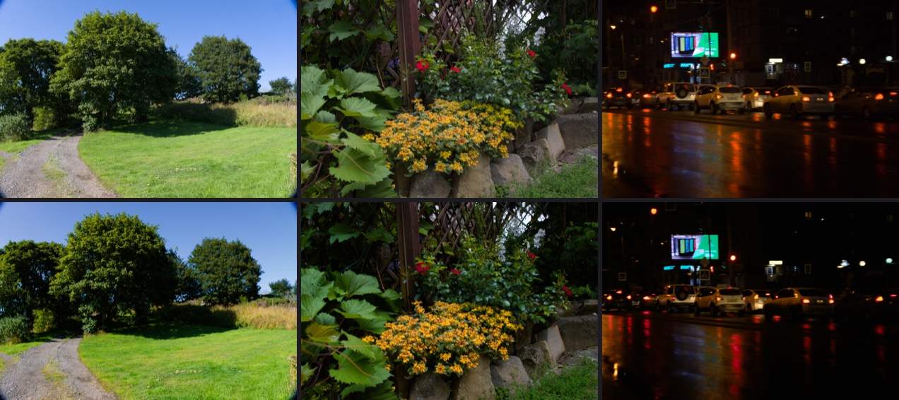 Kodachrome 64: the original above, the look below