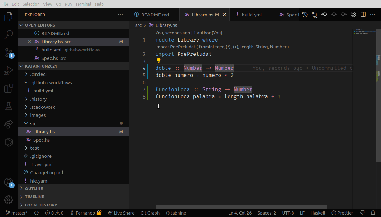 Linter para Haskell