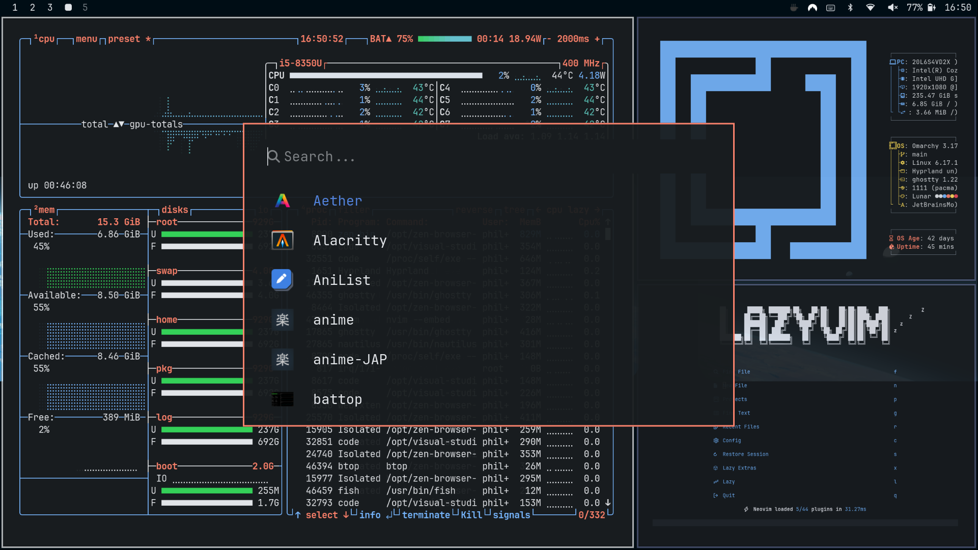 Lunar FULL Theme Screenshot