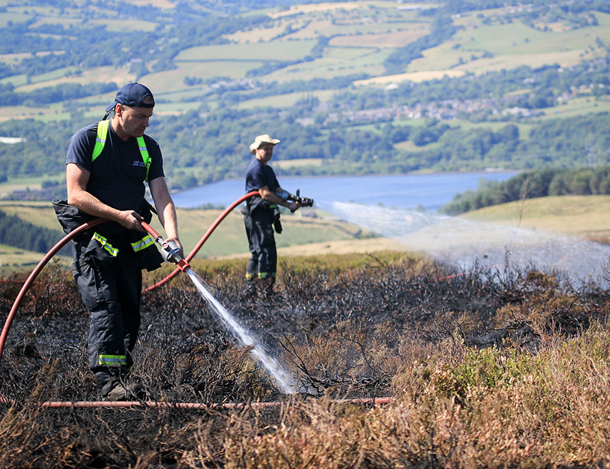 Thameside moorland firefighters