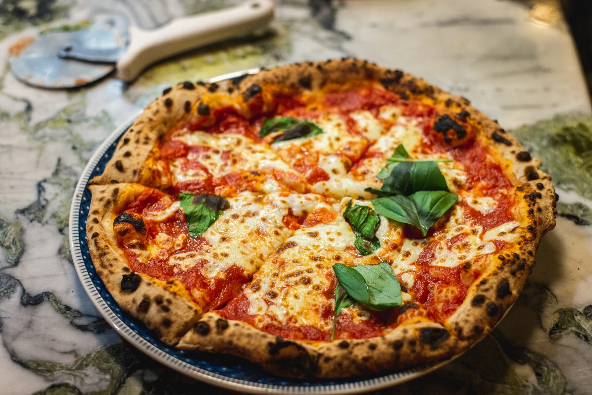 Photo of a pizza napoletana