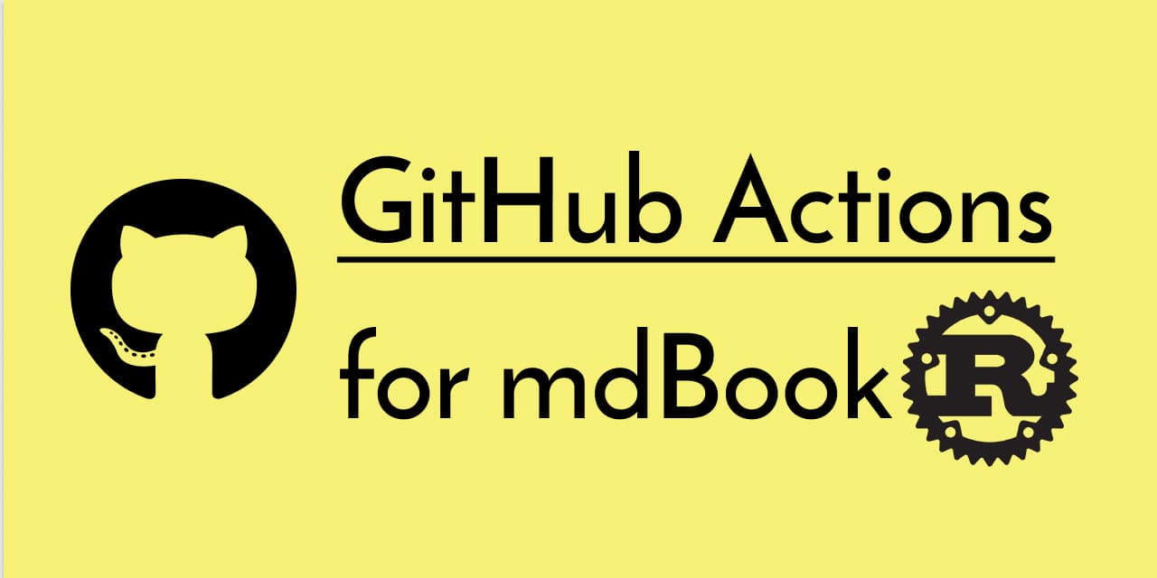 GitHub Actions for mdBook示例图