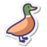 Mailduck Badge - A Duck Emoji Sticker