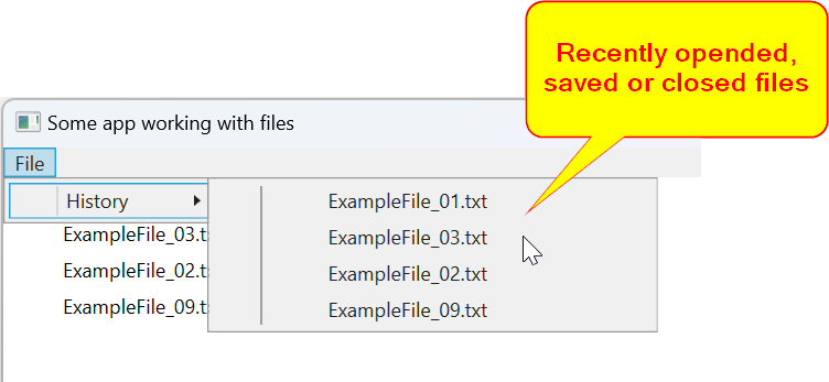 Recent File History