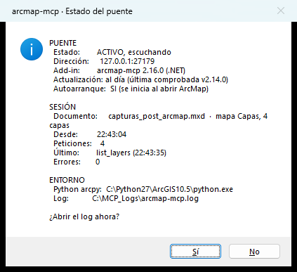 Diálogo Estado del puente