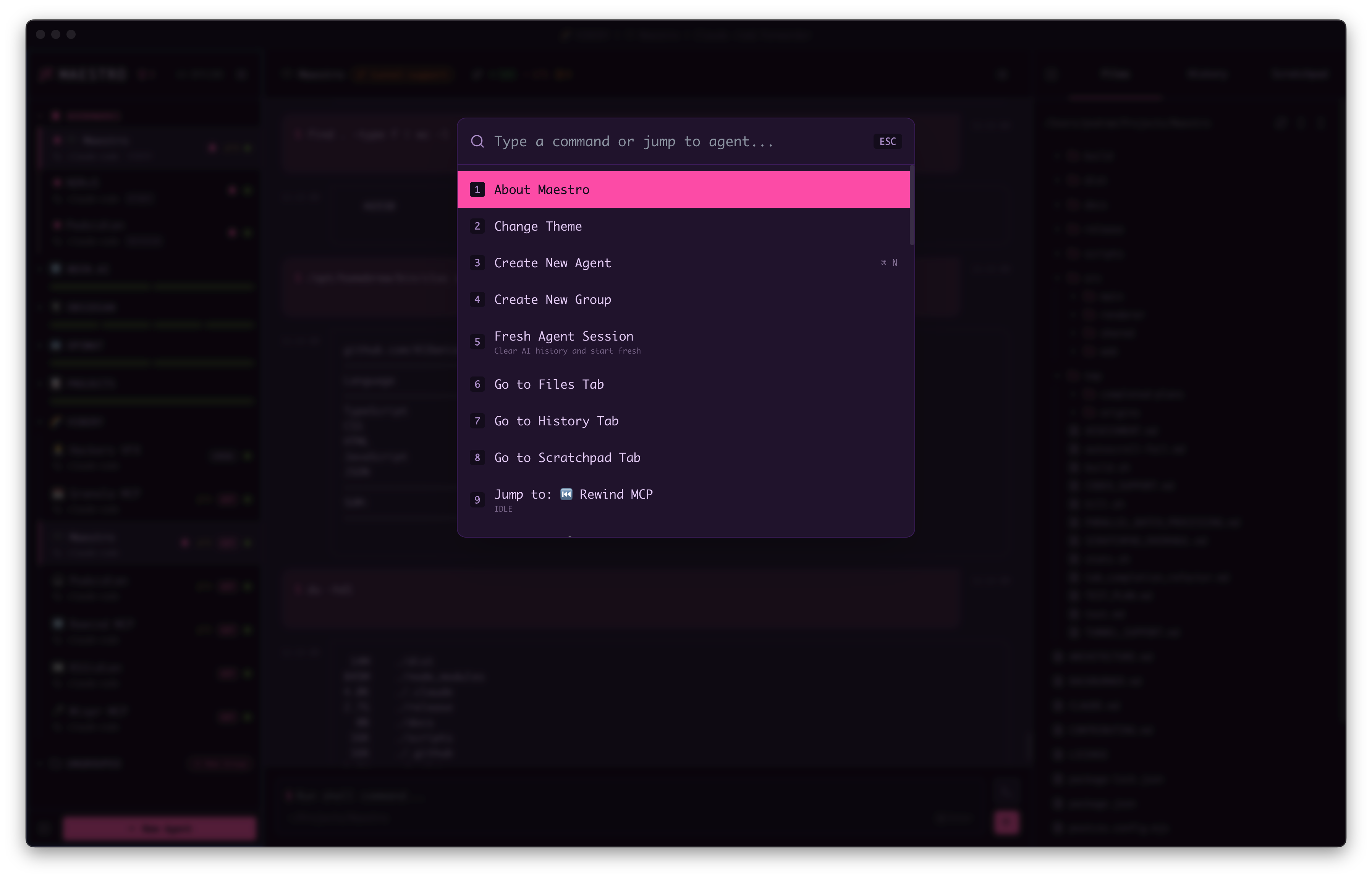 Command Palette