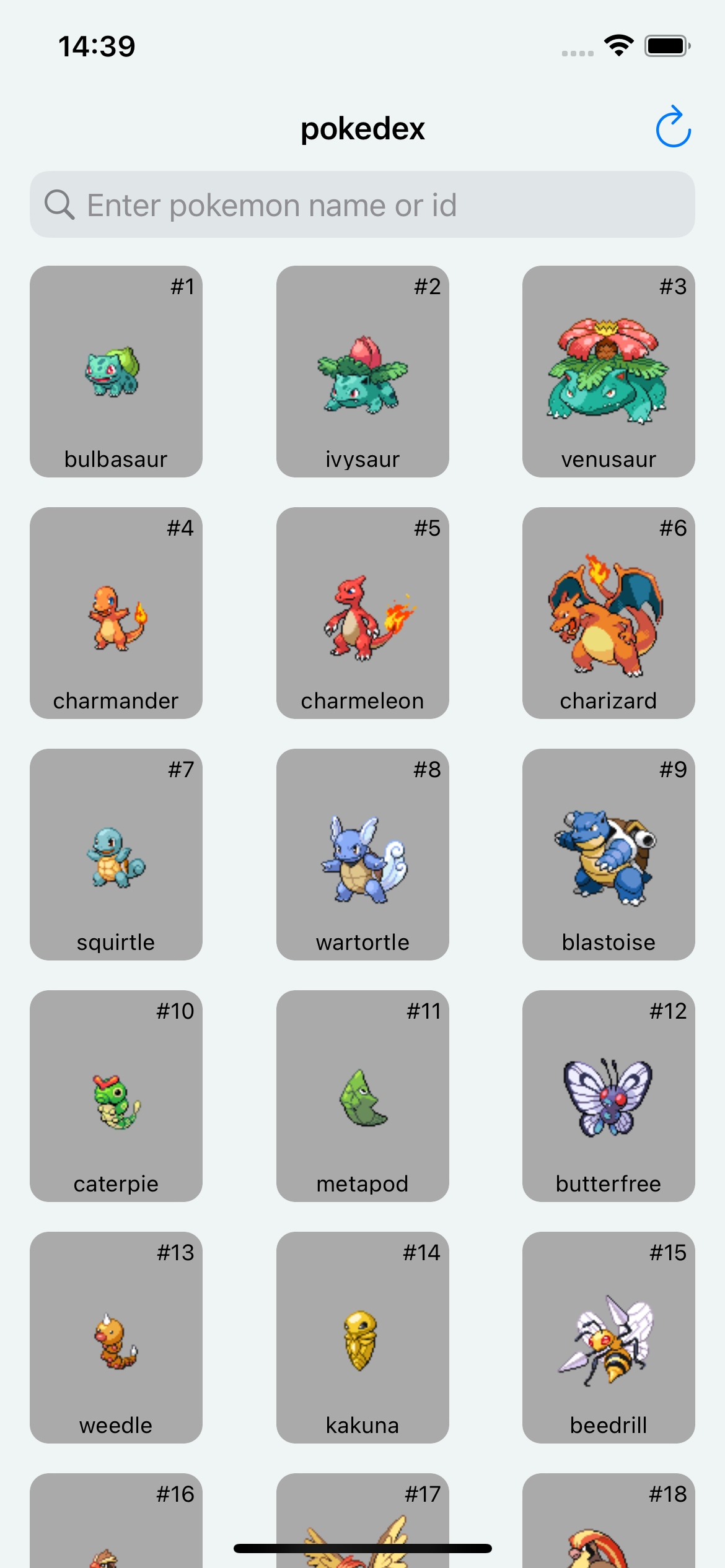 GitHub - pedrohcalado/pokedex: App developed using UIKit, MVVM-C ...