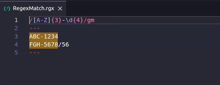 Highlight of Capturing Groups