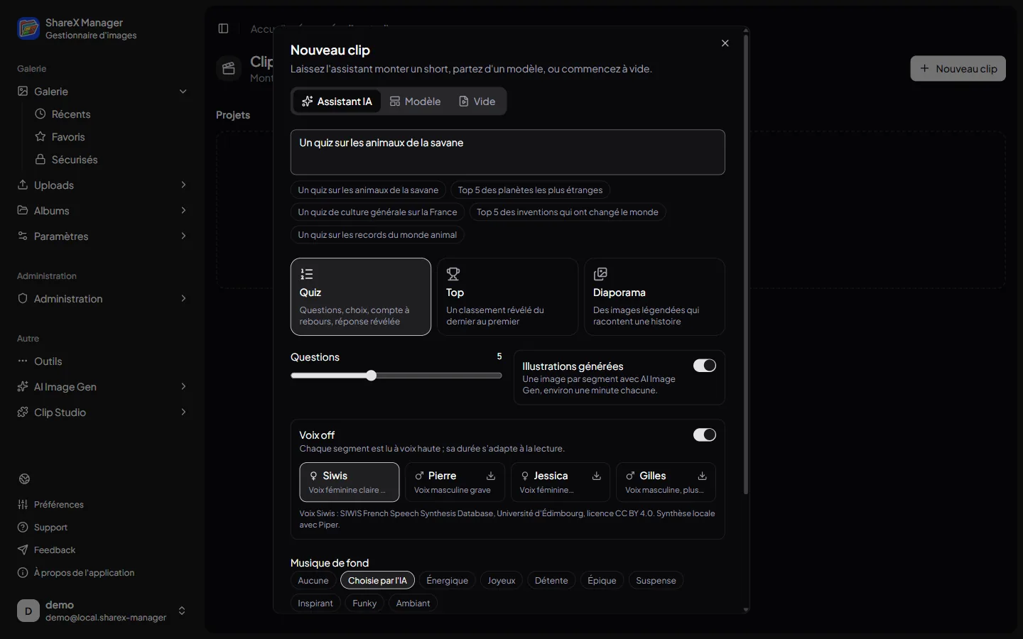 Assistant de Clip Studio