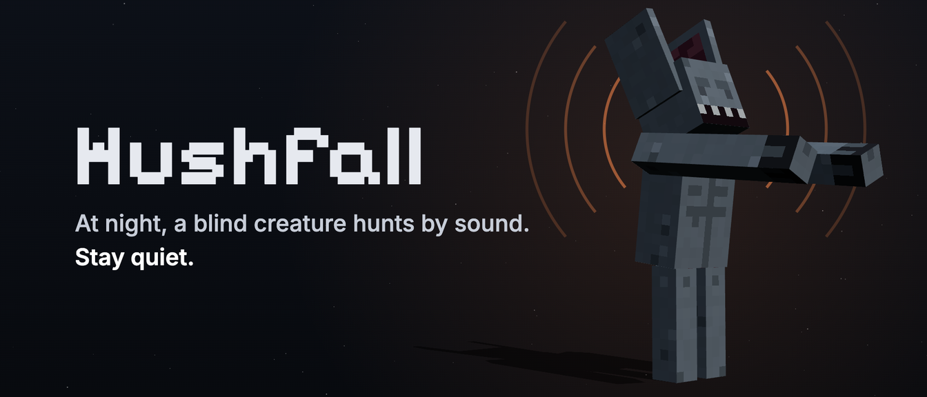 Hushfall: at night, a blind creature hunts by sound