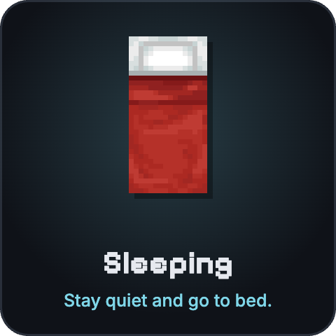 Sleeping